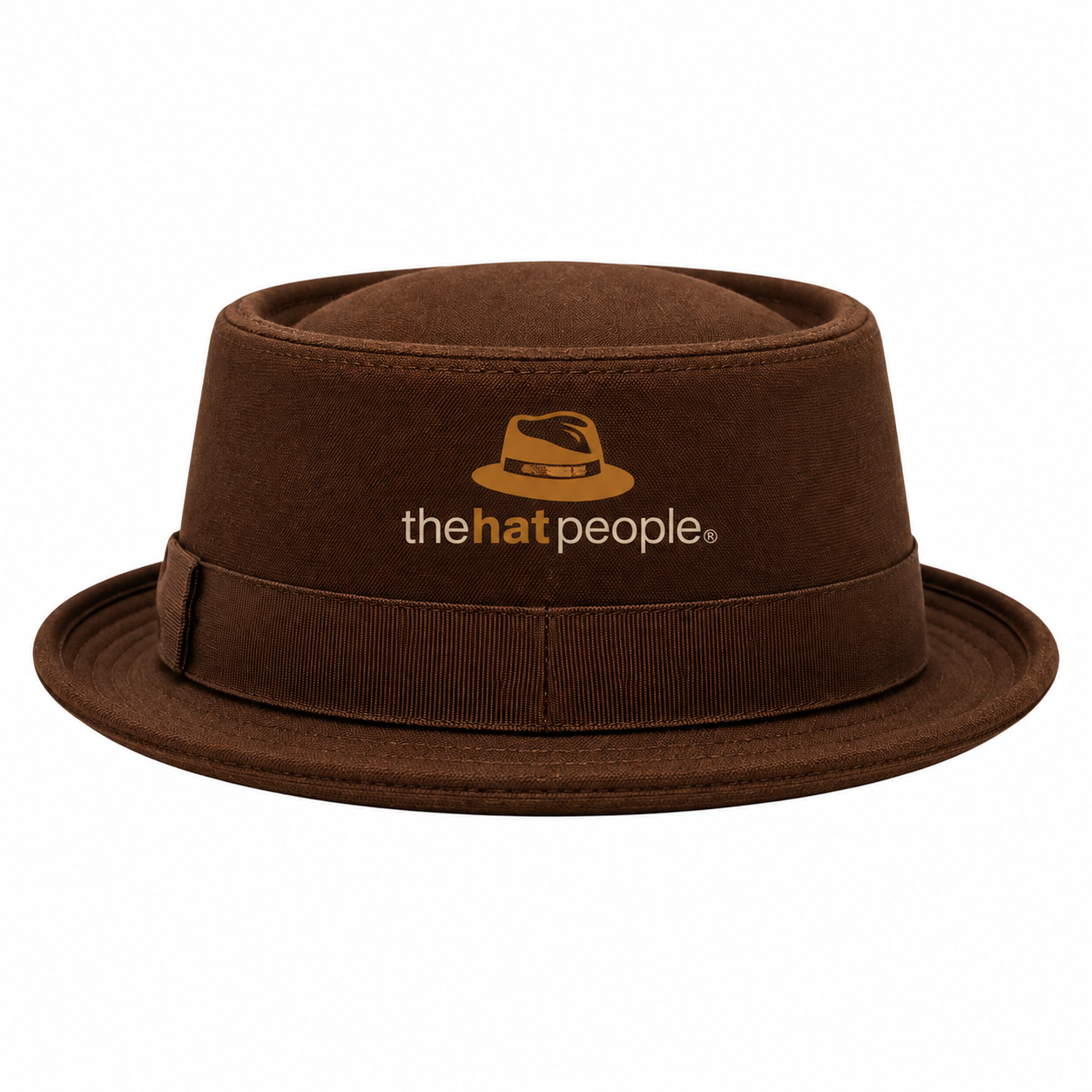 The Hat People Classic Brown Pork Pie Hat