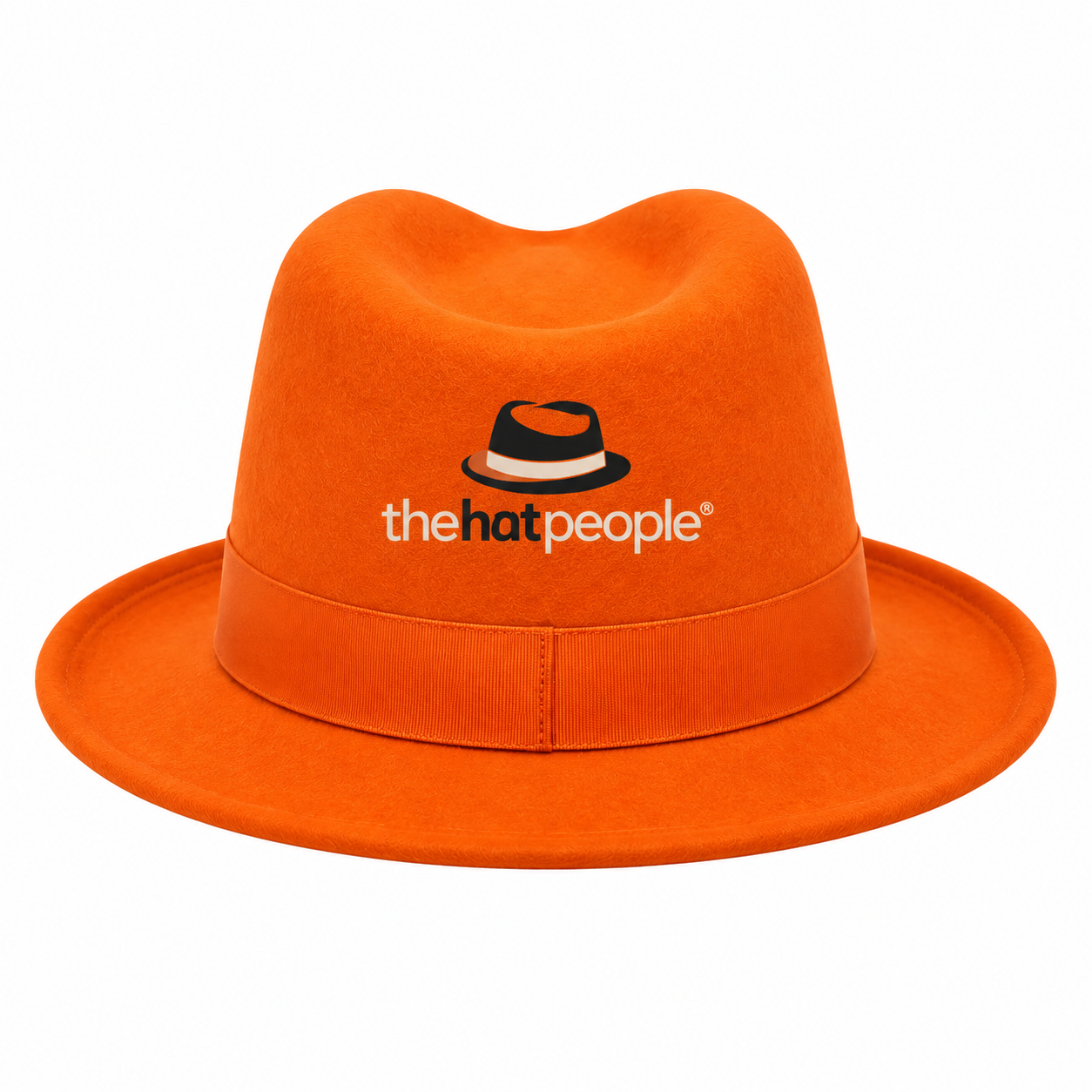 The Hat People Classic Orange Fedora Hat